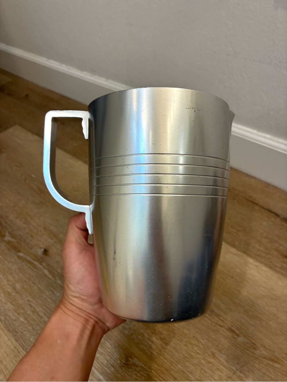 Vintage Kensington Aluminum Pitcher Classic Piece of Art Deco Good Condition